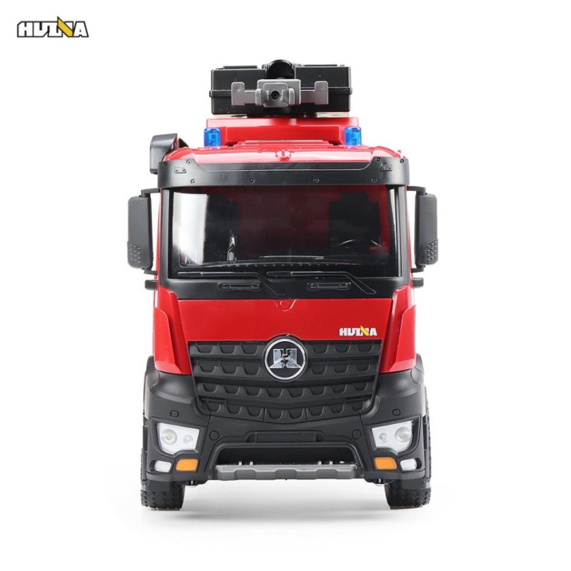 HUINA 1562 1/14 22CH Yüksek Kalite RC Model Uzaktan Kumandalı Yangın Söndürme İtfaiye Kamyonu İş Makinesi - Su Püskürtme Fonksiyonlu -2.4G Full Fonksiyon Sesli&Işıklı