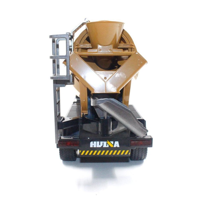 HUINA 1574 1/14 10 Kanal Yüksek Kalite RC Model Çimento Mikseri Kamyon Uzaktan Kumandalı İş Makinası - 2.4G Full Fonksiyon Sesli ve Işıklı