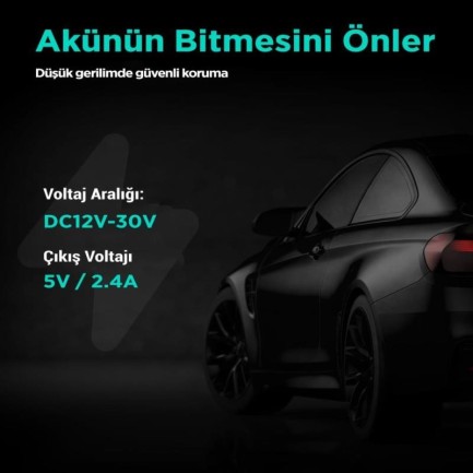360+ Botslab G980H Pro 3K 4 Kameralı Wifi+GPS Akıllı Araç İçi Kamera +170° Geniş Açı+Süper Kapasitör+Sesli Kontrol+Gece Görüşlü (128GB HAFIZA KARTI HEDİYELİ) + Type-C Park Modu Kiti Combo - Thumbnail