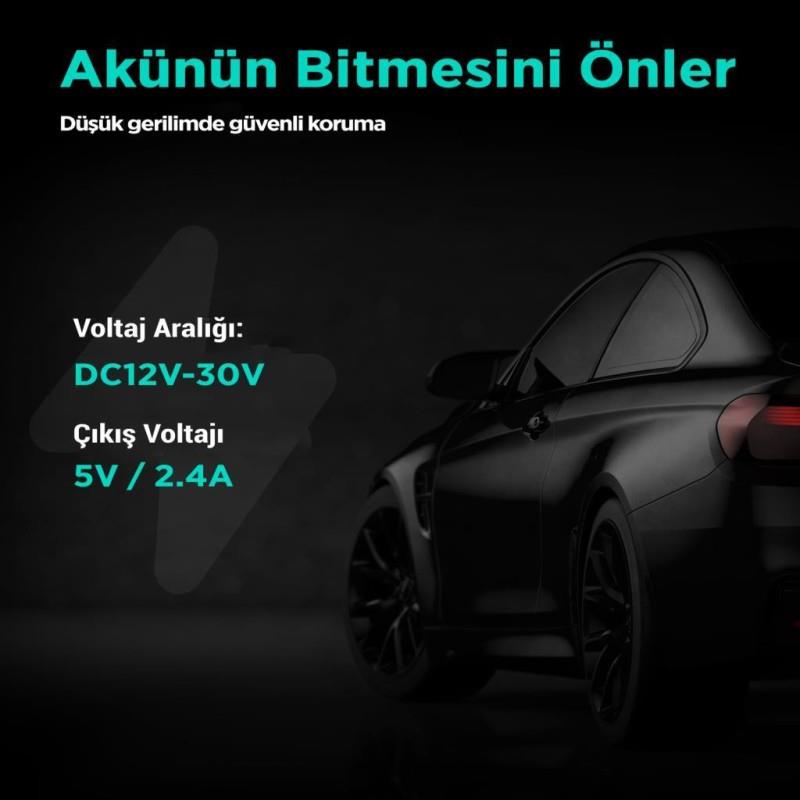 360+ Botslab G980H Pro 3K 4 Kameralı Wifi+GPS Akıllı Araç İçi Kamera +170° Geniş Açı+Süper Kapasitör+Sesli Kontrol+Gece Görüşlü (128GB HAFIZA KARTI HEDİYELİ) + Type-C Park Modu Kiti Combo