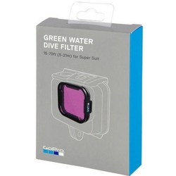 GoPro HERO 5 Black Yeşil Sular için Dalış Filtresi Super Suit için