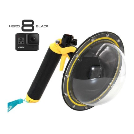 GoPro Hero8 Black 6" Waterproof Dome Port Housing Su Altı ve Üstü Yarım Küre