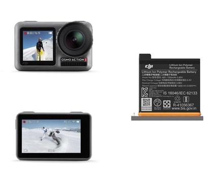 DJI OSMO Action Kamera  + DJI Osmo Action Batarya