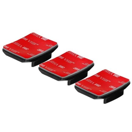 Aksiyon Kameraları İçin Eğik Yüzey 3M Yapışkanlı Bağlantı Aparatı - 3 Adet - GoPRO / DJI / Vantop / Sjcam / Insta
