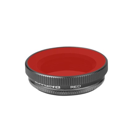 DJI OSMO Action Sunnylife Diving Lens Filter (Aluminum Alloy + Optical Resin) Red Snorkel Filter
