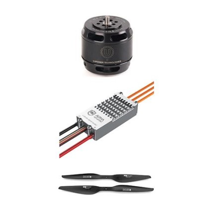 T-Motor U5 400KV Motor + Alpha 40A LV Esc + P 16x5.4 Pervane Set