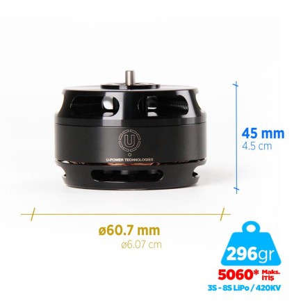 T-Motor U Power Type U U7 V2.0 420KV Brushless Fırçasız UAV Motor Multikopter Multi-rotor Quadcopter Hexacopter Drone Motoru