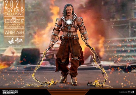 Hot Toys Whiplash V2 Sixth Scale Exclusive Figure 906325 Iron Man 2 Movie Masterpiece Series MMS 569
