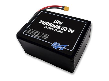 MaxAmps 31000 mAh 9S 25C 33.3v Lityum Polimer LiPo Batarya Pil