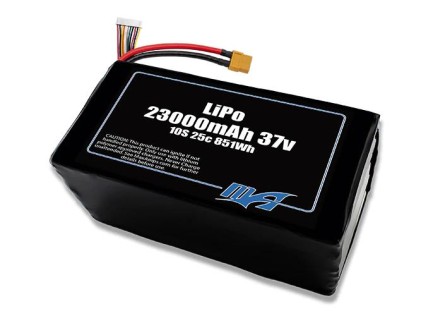 MaxAmps 23000 mAh 10S 25C 37v Lityum Polimer LiPo Batarya Pil
