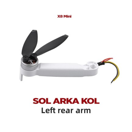 Xiaomi FIMI X8 Mini Pro / Mini Sol Arka Drone Motor Kolu Arm