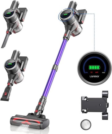 Laresar Elite 5 Kablosuz Şarjlı Dikey Süpürge Laresar Elite 5 Kablosuz Şarjlı Dikey Süpürge