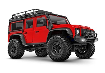 Traxxas 1/18 TRX-4M Land Rover Defender 4X4 1/10 Scale Trail Rock Crawler TQi Elektrikli Rc Model Araba Kırmızı (Batarya ve Şarj Aleti Dahildir) Traxxas 1/18 TRX-4M Land Rover Defender 4X4 1/10 Scale Trail Rock Crawler TQi Elektrikli Rc Model Araba Kırmızı (Batarya ve Şarj Aleti Dahildir)
