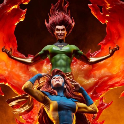 Sideshow Collectibles Phoenix and Jean Grey Maquette - 200572 - Marvel Comics / X-Men Classics - oyuncakhobi
