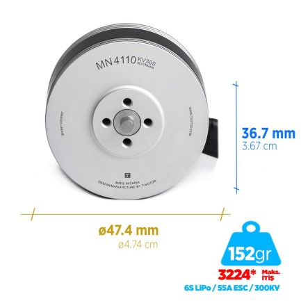 T-Motor MN4110 300KV Brushless Fırçasız UAV Motor Multikopter Multi-rotor Quadcopter Hexacopter Drone Motoru T-Motor MN4110 300KV Brushless Fırçasız UAV Motor Multikopter Multi-rotor Quadcopter Hexacopter Drone Motoru