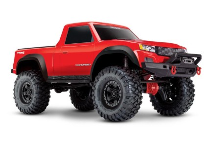 Traxxas TRX-4 Sport 1/10 Scale Trail Rock Crawler RTR TQ & XL-5 HV ESC Elektrikli Rc Model Araba Kırmızı Traxxas TRX-4 Sport 1/10 Scale Trail Rock Crawler RTR TQ & XL-5 HV ESC Elektrikli Rc Model Araba Kırmızı