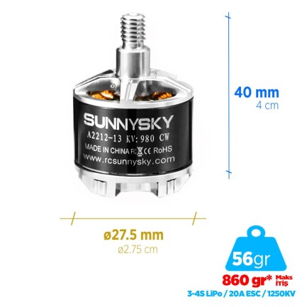 SunnySky A2212 1250KV Brushless Fırçasız Motor Multikopter Multirotor Drone Motoru CCW (Saat Yönü Tersi) - 1 Adet SunnySky A2212 1250KV Brushless Fırçasız Motor Multikopter Multirotor Drone Motoru CCW (Saat Yönü Tersi) - 1 Adet