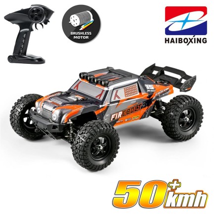 HAIBOXING RC 1/12 901A Firebolt 50+ KM/H Sürat 4X4 Uzaktan Kumandalı RC Model Araba RTR Elektrikli 4WD Brushless Fırçasız Offroad Truck (Turuncu) HAIBOXING RC 1/12 901A Firebolt 50+ KM/H Sürat 4X4 Uzaktan Kumandalı RC Model Araba RTR Elektrikli 4WD Brushless Fırçasız Offroad Truck (Turuncu)
