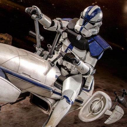 Hot Toys Commander Appo with BARC Speeder Sixth Scale Figure Set - 911126 - Star Wars / The Clone Wars - TMS76 Hot Toys Commander Appo with BARC Speeder Sixth Scale Figure Set - 911126 - Star Wars / The Clone Wars - TMS76