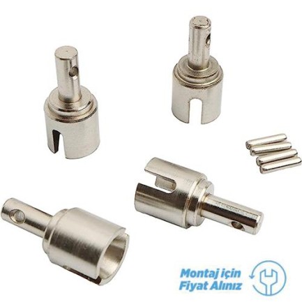 HAIBOXING 16889 / 16889A Ravage Rc Model Araba İçin Metal Diferansiyel Outdrive Cups + Pins M16104 (Teknik Servis Ürünüdür-Montaj İçin Fiyat Alınız) -