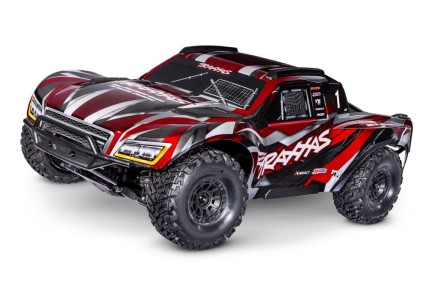 Traxxas Maxx Slash 6S 1/10 RTR 4X4 Brushless Short Course Truck  w/TQi 2.4GHz Elektrikli Uzaktan Kumandalı Rc Model Araba & Link Module Kırmızı