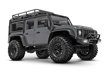 Traxxas 1/18 TRX-4M Land Rover Defender 4X4 1/10 Scale Trail Rock Crawler TQi Elektrikli Rc Model Araba Gümüş (Batarya ve Şarj Aleti Dahildir) Traxxas 1/18 TRX-4M Land Rover Defender 4X4 1/10 Scale Trail Rock Crawler TQi Elektrikli Rc Model Araba Gümüş (Batarya ve Şarj Aleti Dahildir)