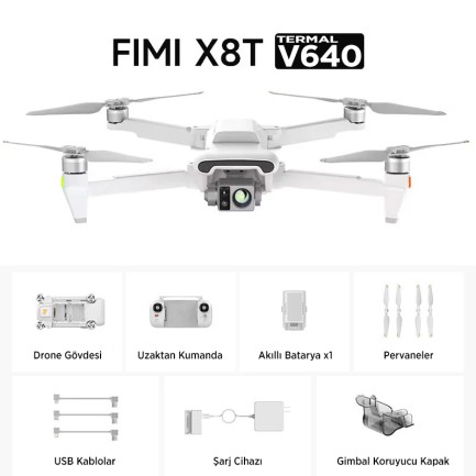 FIMI X8T V640 Termal 20km Endüstiyel Drone FIMI X8T V640 Termal 20km Endüstiyel Drone