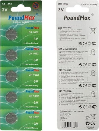 CR 1632 Batteries 3v Lithium Button Cell Battery Combo Pack - 5 Count - oyuncakhobi CR 1632 Batteries 3v Lithium Button Cell Battery Combo Pack - 5 Count - oyuncakhobi