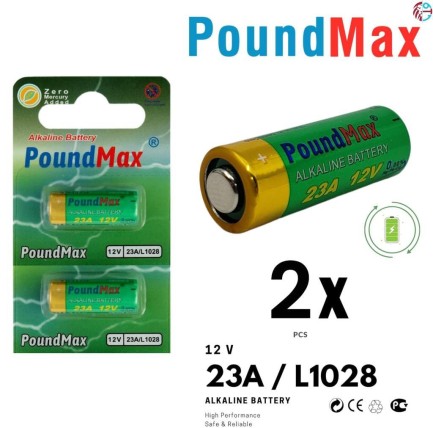 Poundmax A23 2x Batarya - oyuncakhobi