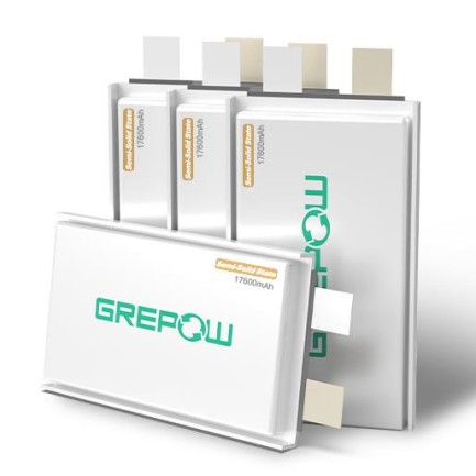Grepow 17600mAh NMC Semi-Solid State High Energy Density Battery Grepow 17600mAh NMC Semi-Solid State High Energy Density Battery