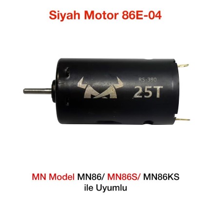 MN Model MN86/MN86S/MN86KS Motor Siyah 86E-04 - oyuncakhobi