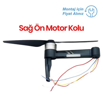 SJRC F22 S2 Pro+ 4K Drone İçin Sağ Ön Motor Kolu Arm (Teknik Servis Ürünüdür-Montaj İçin Fiyat Alınız) - oyuncakhobi SJRC F22 S2 Pro+ 4K Drone İçin Sağ Ön Motor Kolu Arm (Teknik Servis Ürünüdür-Montaj İçin Fiyat Alınız) - oyuncakhobi