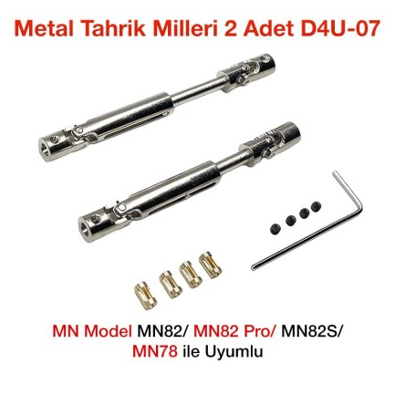 MN Model MN82/82 Pro/MN82S/MN78 Metal Tahrik Milleri 2 Adet D4U-07 - oyuncakhobi