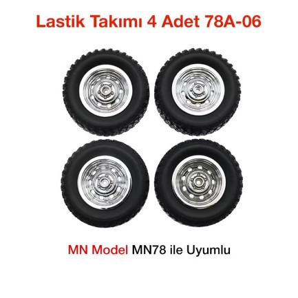 MN Model MN78 Lastik Takımı 4 Adet 78A-06 - oyuncakhobi