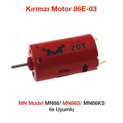 MN Model MN86/MN86S/MN86KS Motor Kırmızı 86E-03 - oyuncakhobi