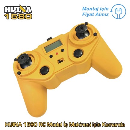 HUINA 1580 RC Model İş Makinesi İçin Kumanda B.2.00HI.000.03 (TEKNİK SERVİS ÜRÜNÜDÜR MONTAJ İÇİN FİYAT ALINIZ)