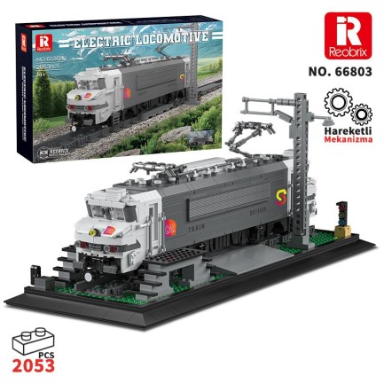 Reobrix Technic 66803 BB15000 Lokomotif Tren (Electric Locomotive) Yaratıcı Yapı Blok Seti Building Blocks - 2053 Parça Reobrix Technic 66803 BB15000 Lokomotif Tren (Electric Locomotive) Yaratıcı Yapı Blok Seti Building Blocks - 2053 Parça