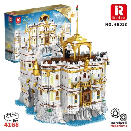 Reobrix 66013 Kraliyet Körfezi Yaratıcı Yapı Blok Seti Building Blocks (The Royal Bay)- 4168 Parça