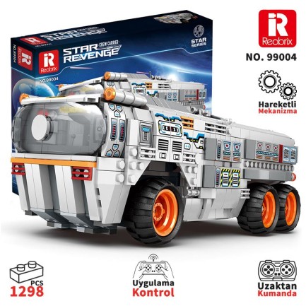 Reobrix Technic 99004 Mürettebat Taşıyıcı (Star Revenge:Crew Carrier) Yaratıcı Yapı Blok Seti Building Blocks - 1298 Parça Reobrix Technic 99004 Mürettebat Taşıyıcı (Star Revenge:Crew Carrier) Yaratıcı Yapı Blok Seti Building Blocks - 1298 Parça