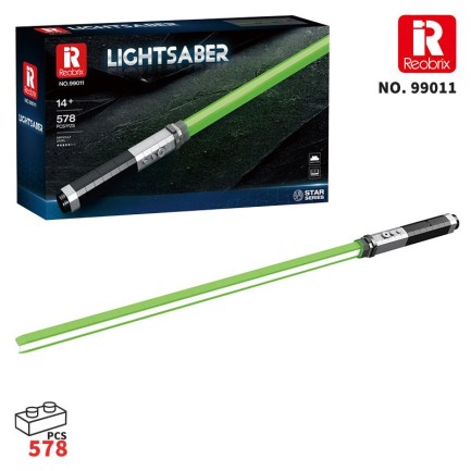 Reobrix 99011 Işın Kılıcı Yeşil Yaratıcı Yapı Blok Seti Building Blocks (Lightsaber) - 578 Parça Reobrix 99011 Işın Kılıcı Yeşil Yaratıcı Yapı Blok Seti Building Blocks (Lightsaber) - 578 Parça