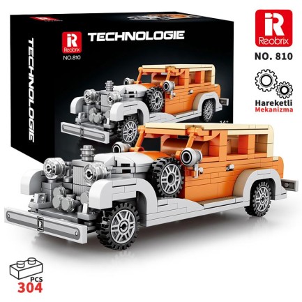 Reobrix Creator 810 Rolls Royce Phantom II Saloon Car Spor Araba Yaratıcı Yapı Blok Seti Building Blocks - 304 Parça Reobrix Creator 810 Rolls Royce Phantom II Saloon Car Spor Araba Yaratıcı Yapı Blok Seti Building Blocks - 304 Parça