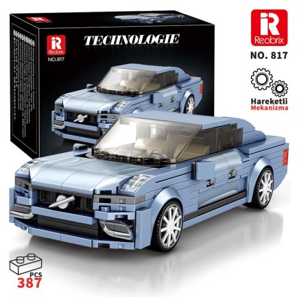 Reobrix Luxury Sedan Car Volvo S90 817 Brick Yapım Seti Reobrix Luxury Sedan Car Volvo S90 817 Brick Yapım Seti