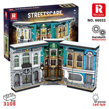 Reobrix Architecture Book 66032 Brick Yapım Seti Reobrix Architecture Book 66032 Brick Yapım Seti