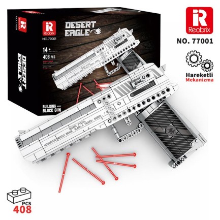 Reobrix Desert Eagle 77001 Brick Yapım Seti Reobrix Desert Eagle 77001 Brick Yapım Seti