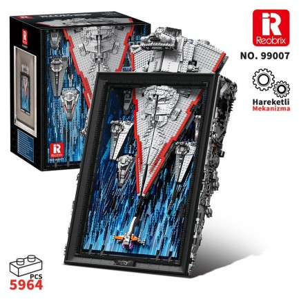 Reobrix 99007 Star Revenge Art Drawings Yaratıcı Yapı Blok Seti Building Blocks - 5345 Parça Reobrix 99007 Star Revenge Art Drawings Yaratıcı Yapı Blok Seti Building Blocks - 5345 Parça