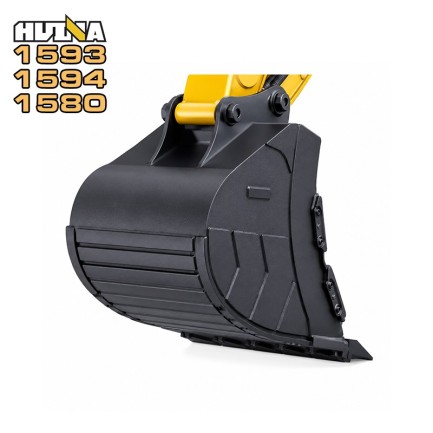 HUINA 1593/1594/1580 RC Excavatör İş Makinesi İçin Metal Alaşımlı Kepçe Alloy Bucket C.4.0592.05.01.001