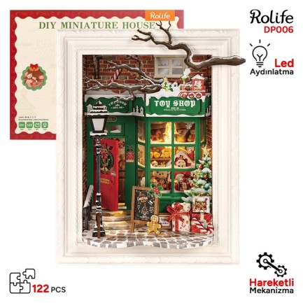 Rolife DP006 Santa's Toy Shop 3D Wooden Puzzle