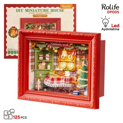 Rolife DP005 Christmas Eve Party 3D Wooden Puzzle