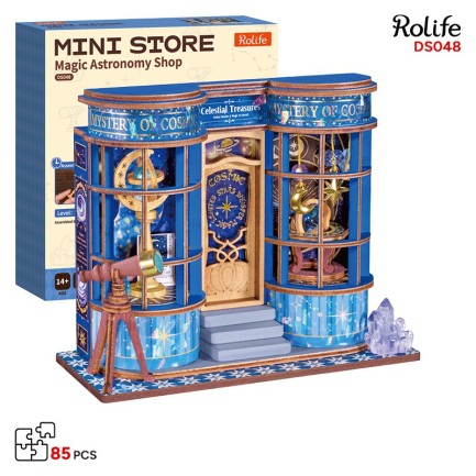 Rolife DS048 Magic Astronomy Shop 3D Wooden Puzzle