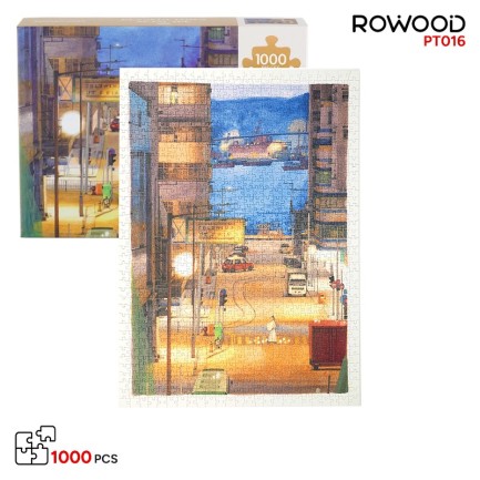 Rowood PT016 Kennedy Town Seascape 3D Wooden Puzzle Rowood PT016 Kennedy Town Seascape 3D Wooden Puzzle
